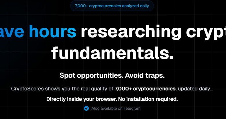 How cryptoscores evaluates blockchain projects through advanced scoring
